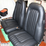 VK Charger seats retrimmed in leather