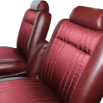 Valiant VG Sedan cloth and vinyl front seats Valiant VG Sedan cloth and vinyl front seats in burgundy